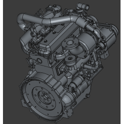 LAIDONG DIESEL ENGINE 4L22BZ - MOTOR ARMADO TURBO CARGADO LAIDONG 4L22BZ