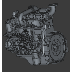 LAIDONG DIESEL ENGINE 4L22BZ - MOTOR ARMADO TURBO CARGADO LAIDONG 4L22BZ