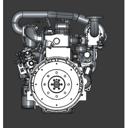LAIDONG DIESEL ENGINE 4L22BZ - MOTOR ARMADO TURBO CARGADO LAIDONG 4L22BZ