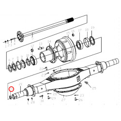 HALF SHAFT OIL SEAL - RETENEDOR DE EJE POSTERIOR 53X63X8