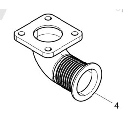 EXHAUST CONNECTING PIPE ASSEMBLY - CONECTOR TUBO DE ESCAPE TURBO SILENCIADOR